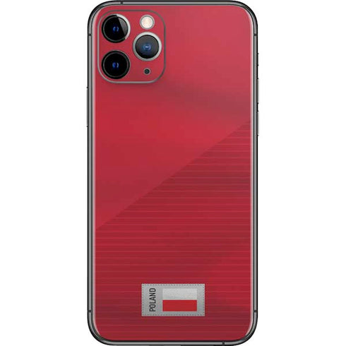 Poland Soccer Flag iPhone 11 Pro Skin